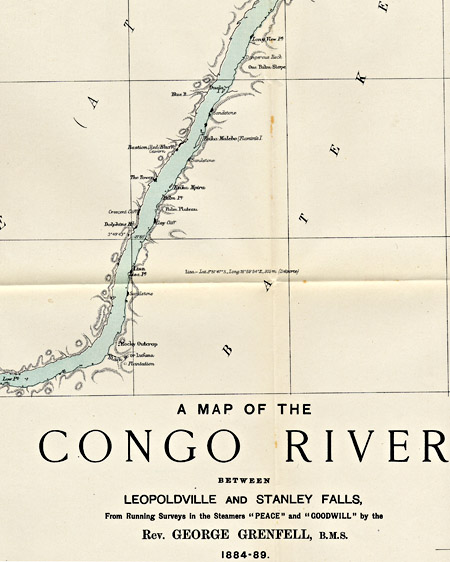 Part of a map of the Congo